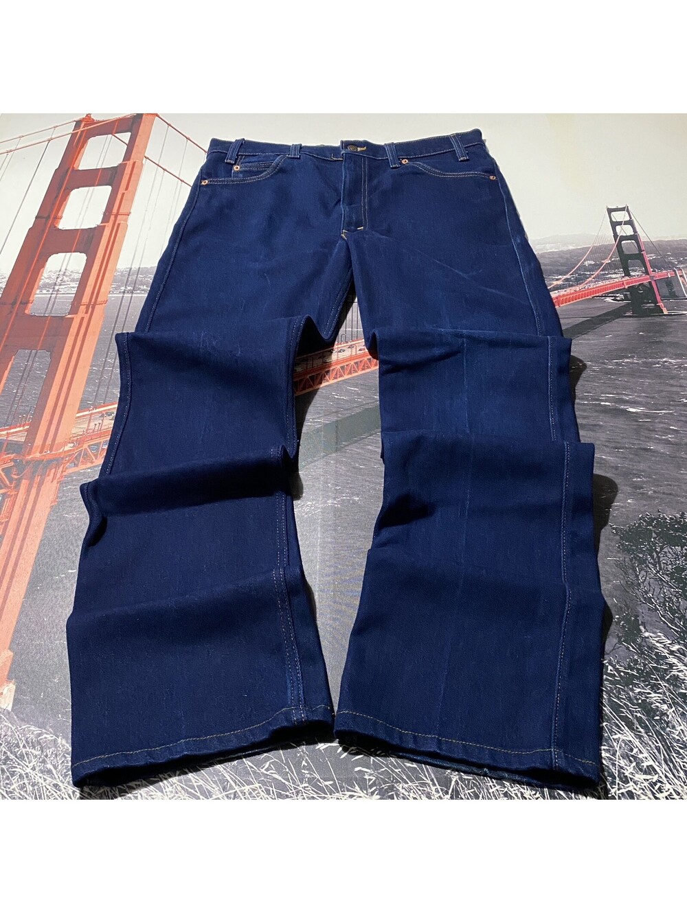 VTG 90s Levis 517 Orange Tab Jeans Mens 36x34 Fits 35x33 Bootcut USA Made Denim
